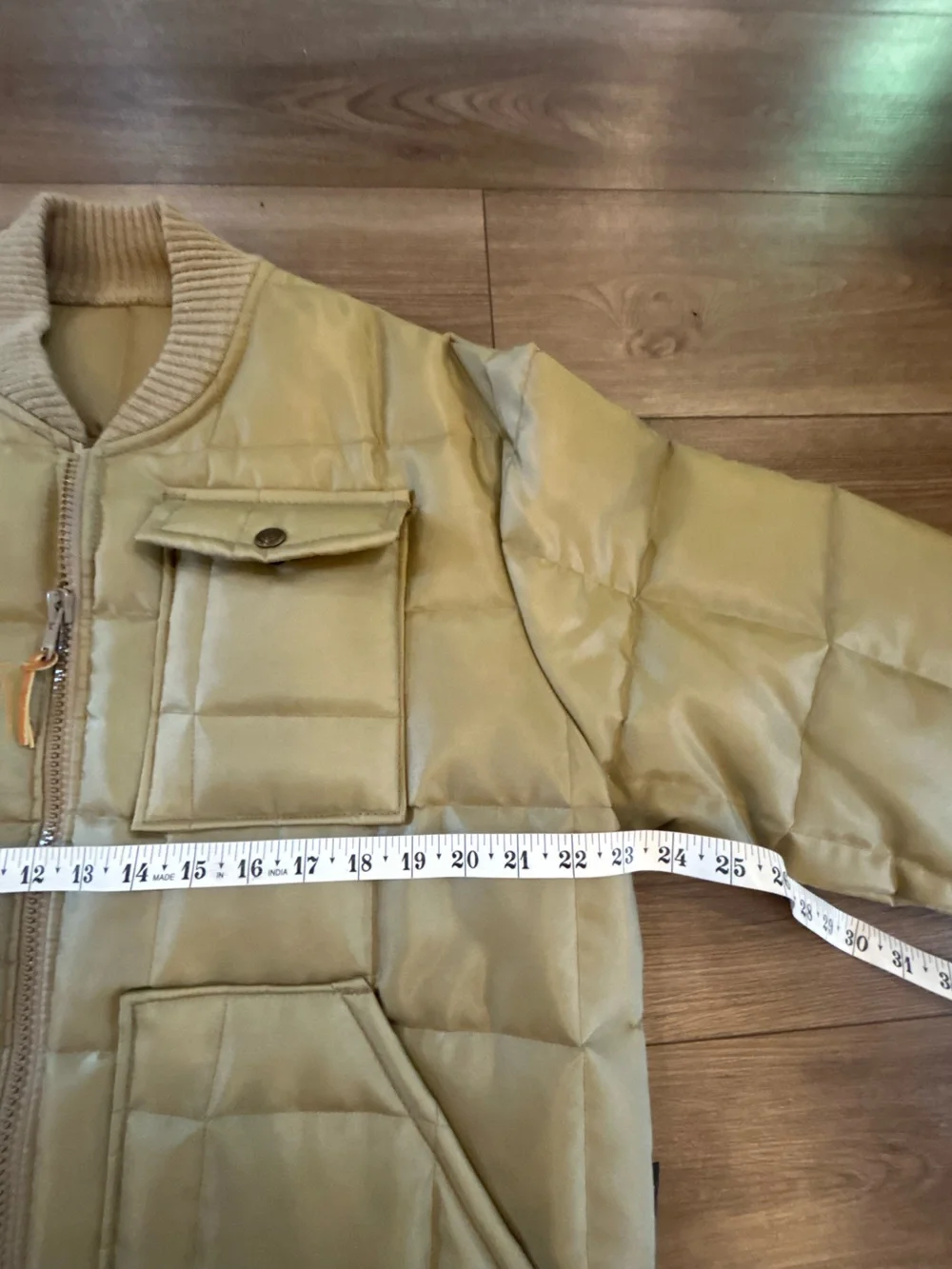 Vintage 10X Men’s Medium Quilted Shooting Hunting Jacket USA Tan Excellent